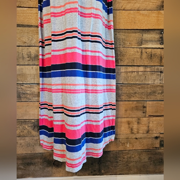 Gap Maternity Women's Stripped Pink and Blue Tank Maxi Dress Size S - Picture 7 of 13